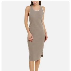 James Perse Knit Rib dress size 1/small in taupe